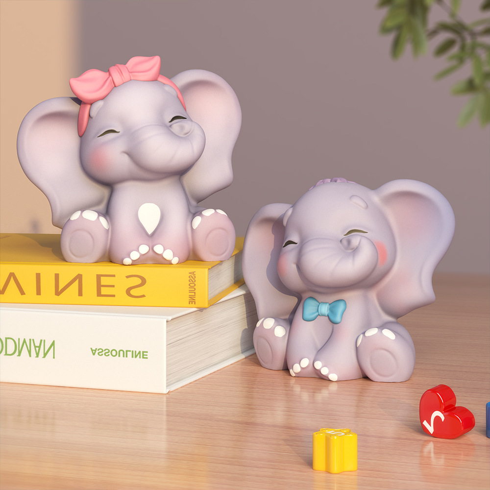 3D Printing Concrete - 3D Cute Elephant Silicone Mold DIY