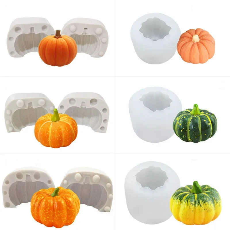 3D Printing Concrete - New Pumpkin Shape DIY Candles Mould