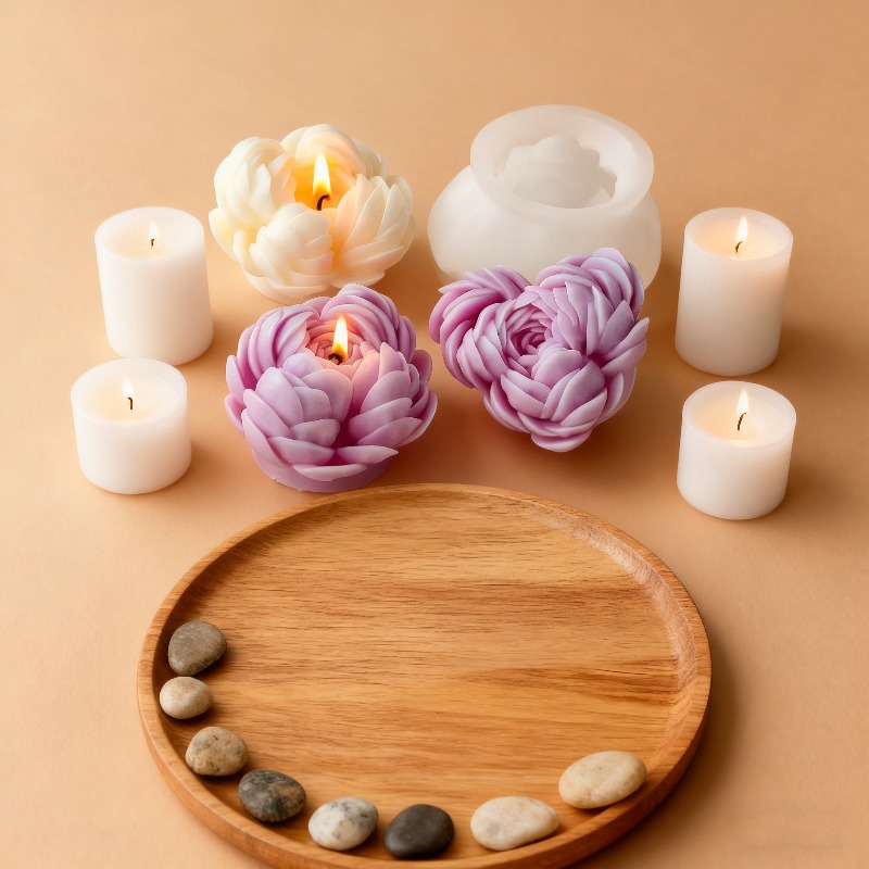 DIY Rose Flower Candle Silicon - 3D Printing Concrete 评论和价格