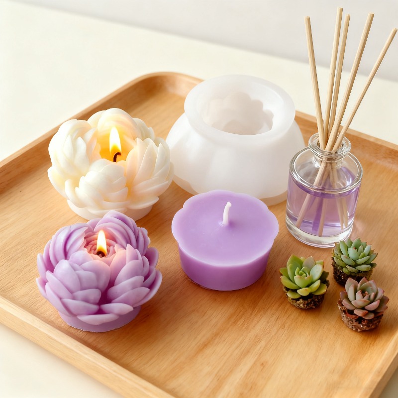 DIY Rose Flower Candle Silicon - 3D Printing Concrete 评论和价格