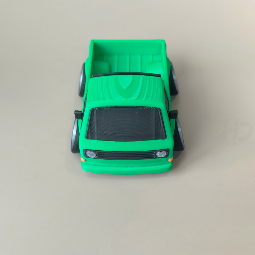 Retro T3 Pickup Truck 3D Print - 3D Printing Diecast Cars 评论和价格