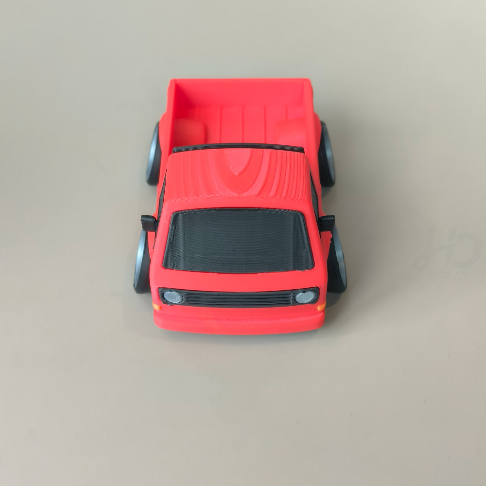 Retro T3 Pickup Truck 3D Print - 3D Printing Diecast Cars 评论和价格