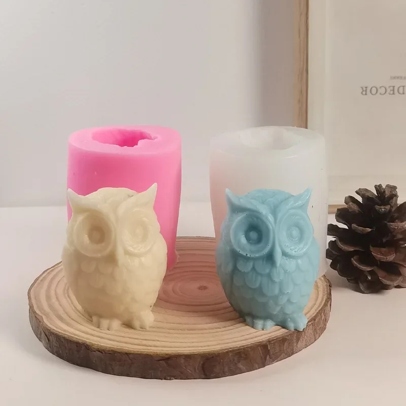 3D Owl Silicone Candle Mold Cu - 3D Printing Concrete 评论和价格
