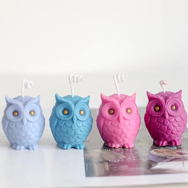 3D Owl Silicone Candle Mold Cu - 3D Printing Concrete 评论和价格
