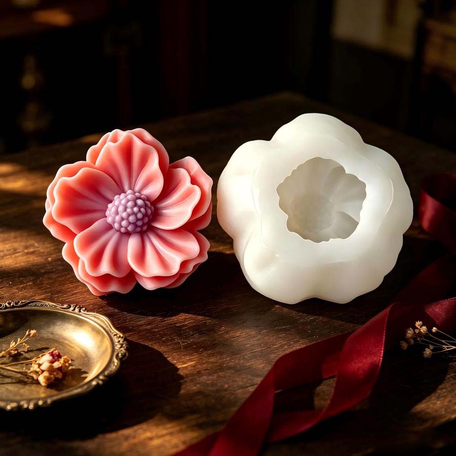 3D Camellia Flower Silicone Ca - 3D Printing Concrete 评论和价格