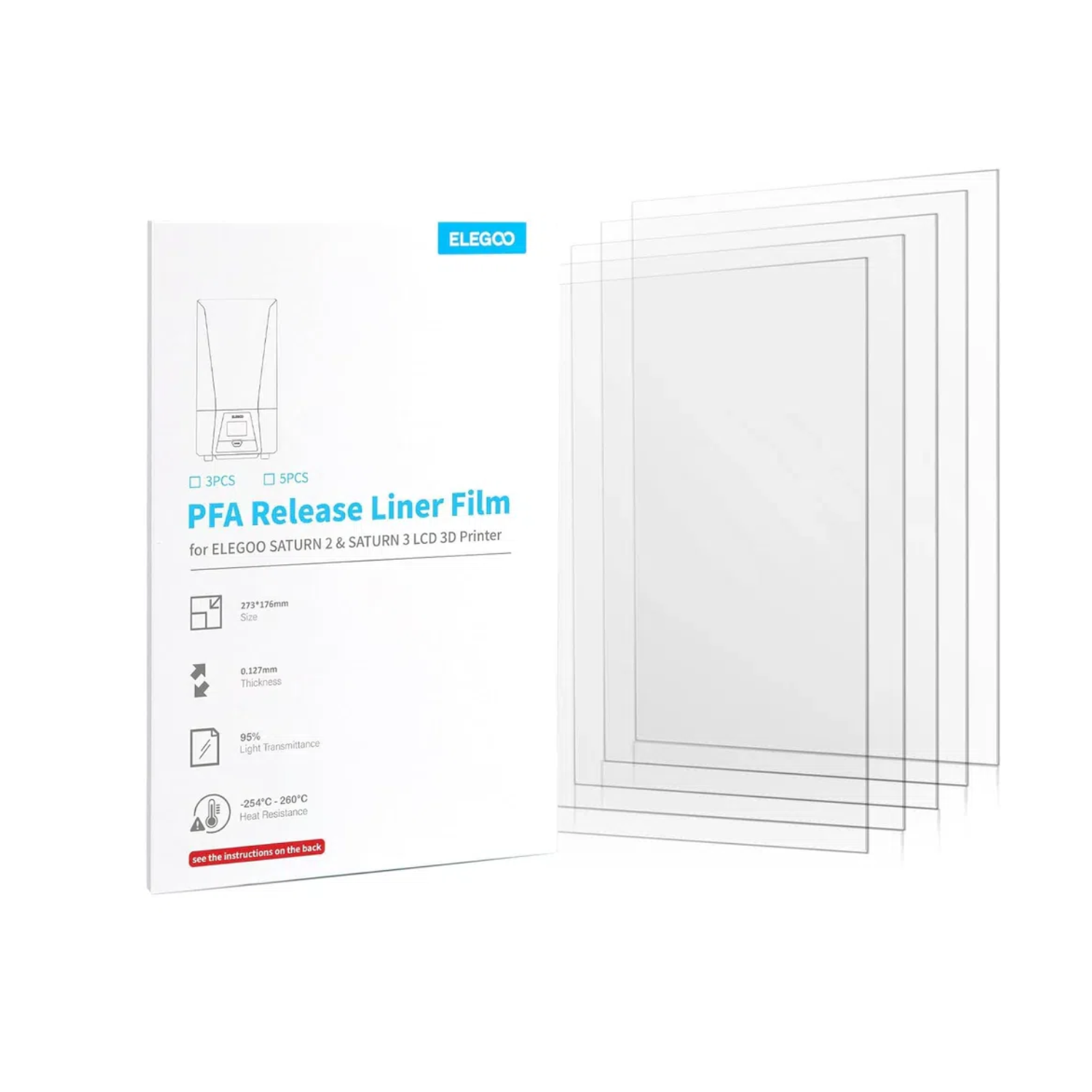 Film for ELEGOO PFA Release Li - 3D Printing Elegoo 评论和价格