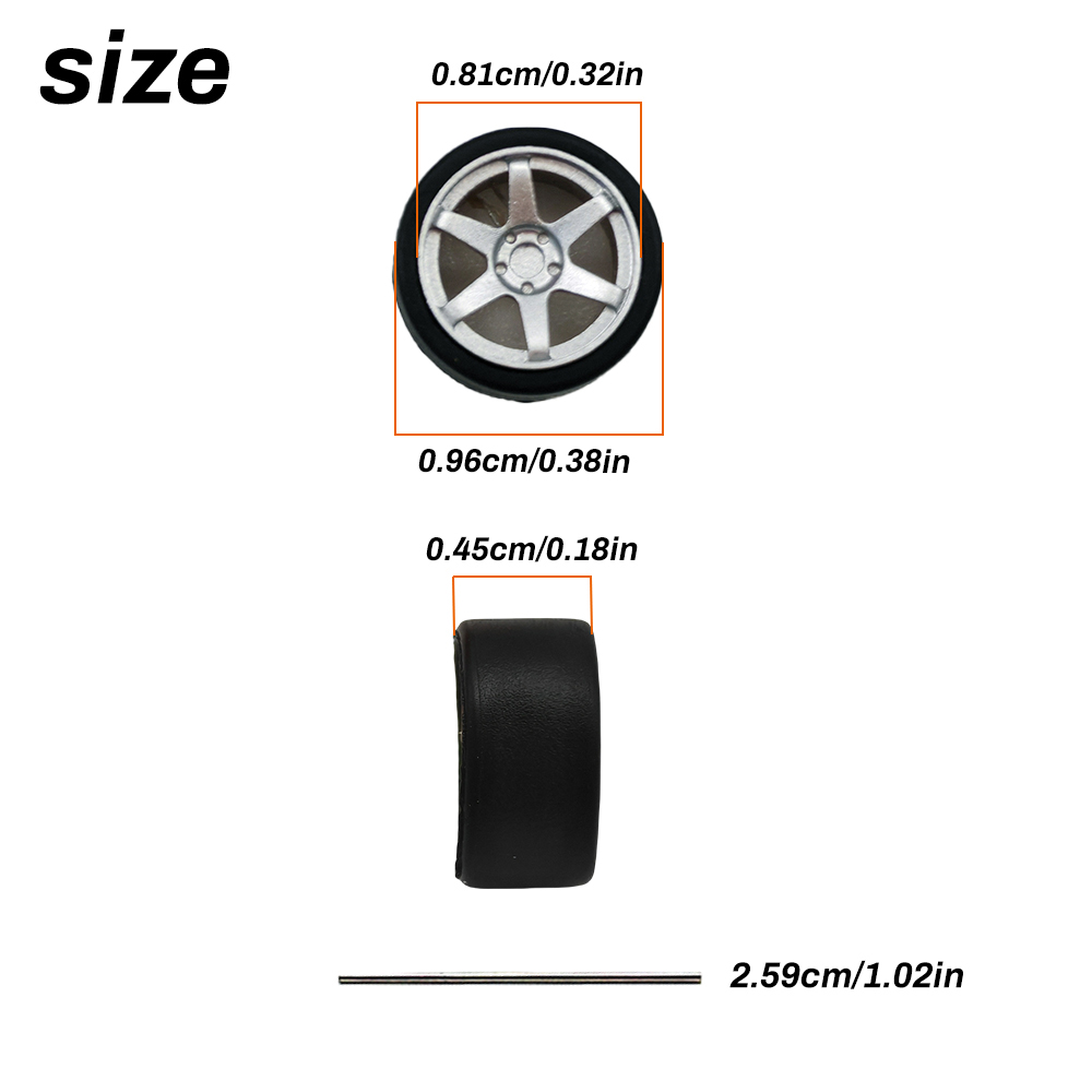 1:64 Scale Model Car Wheels Ri - 3D Printing Diecast Cars 评论和价格