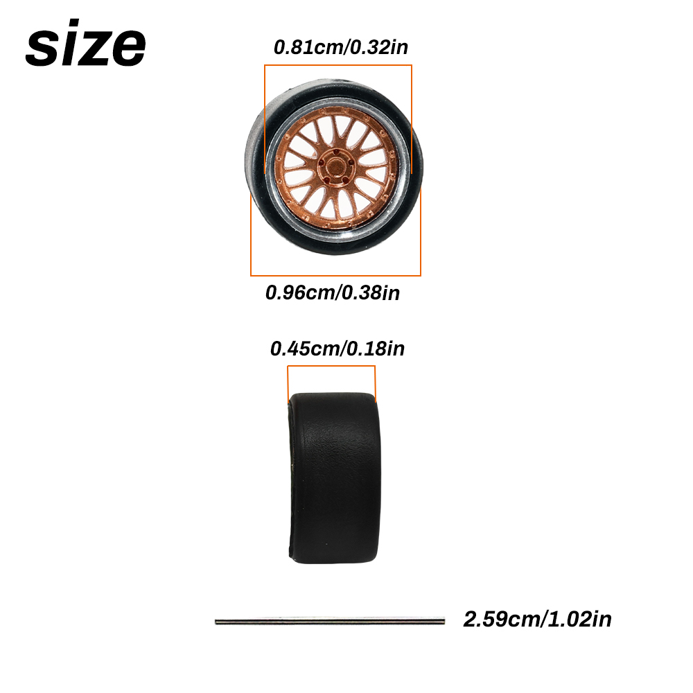 1:64 Scale Model Car Wheels Ri - 3D Printing Diecast Cars 评论和价格