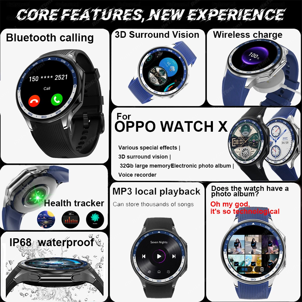 1.43 AMOLED Smart Watch 3D Sur - 3D Printing Watch 评论和价格