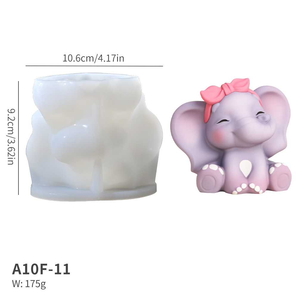 3D Cute Elephant Silicone Mold - 3D Printing Concrete 评论和价格