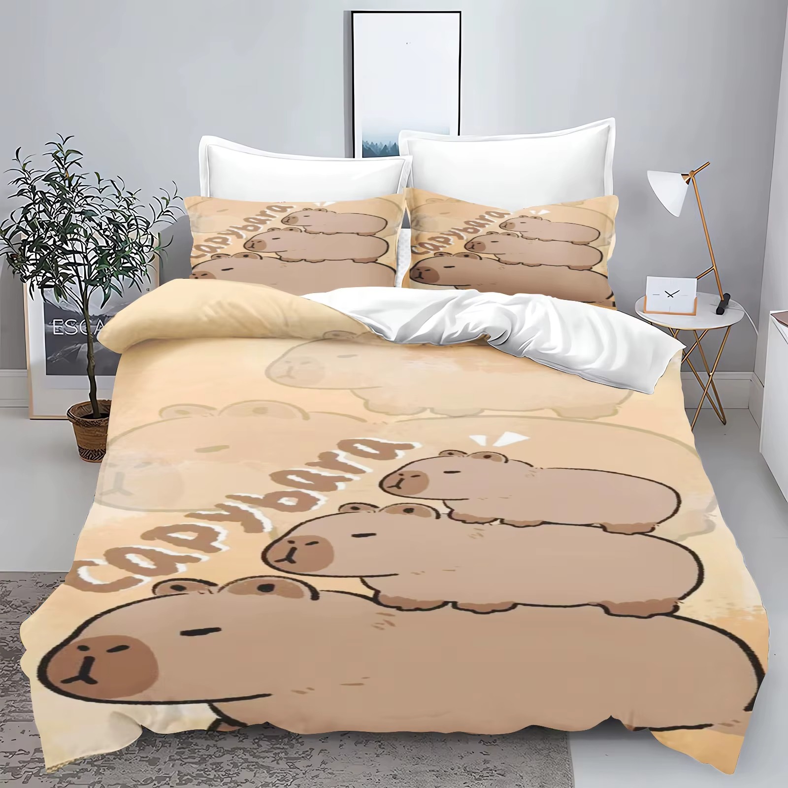 Cartoon Capybara 3D Printed Be - 3D Printing Case 评论和价格