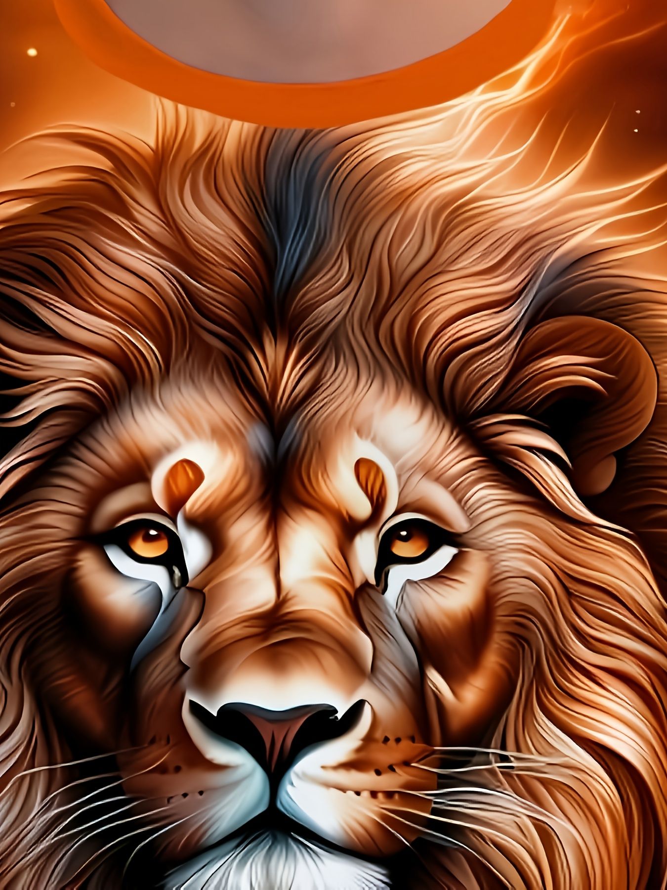 Men's 3D Golden Flame Lion Pri - 3D Printing Kpop 评论和价格