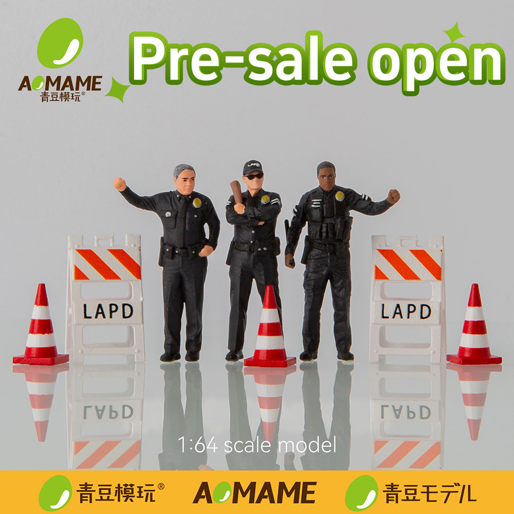 PreSale 1/64 LAPD Police Set R - 3D Printing Diecast Cars 评论和价格