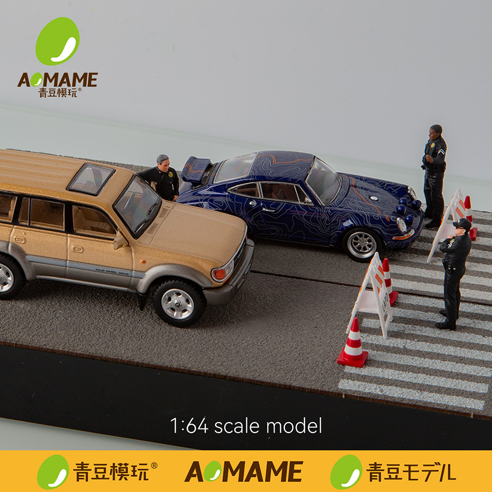PreSale 1/64 LAPD Police Set R - 3D Printing Diecast Cars 评论和价格