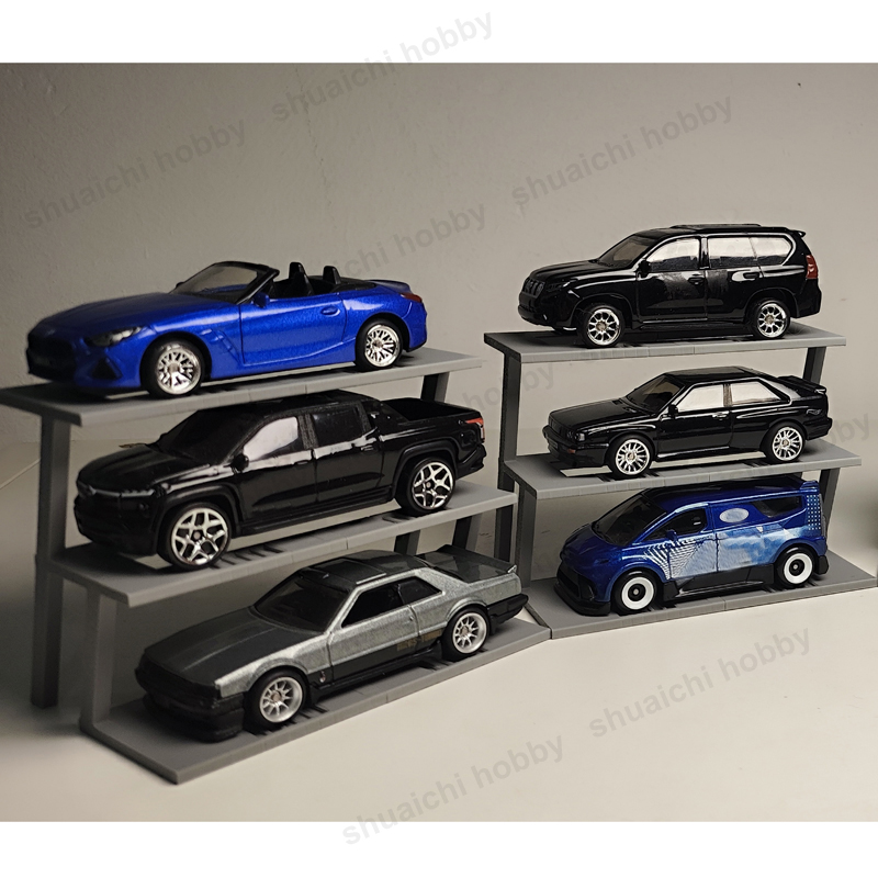 2PCS 3D Printed Tiered Display - 3D Printing Diecast Cars 评论和价格