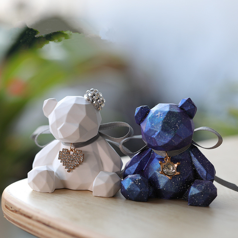3D Stereo Bear Silicone Mold D - 3D Printing Concrete 评论和价格