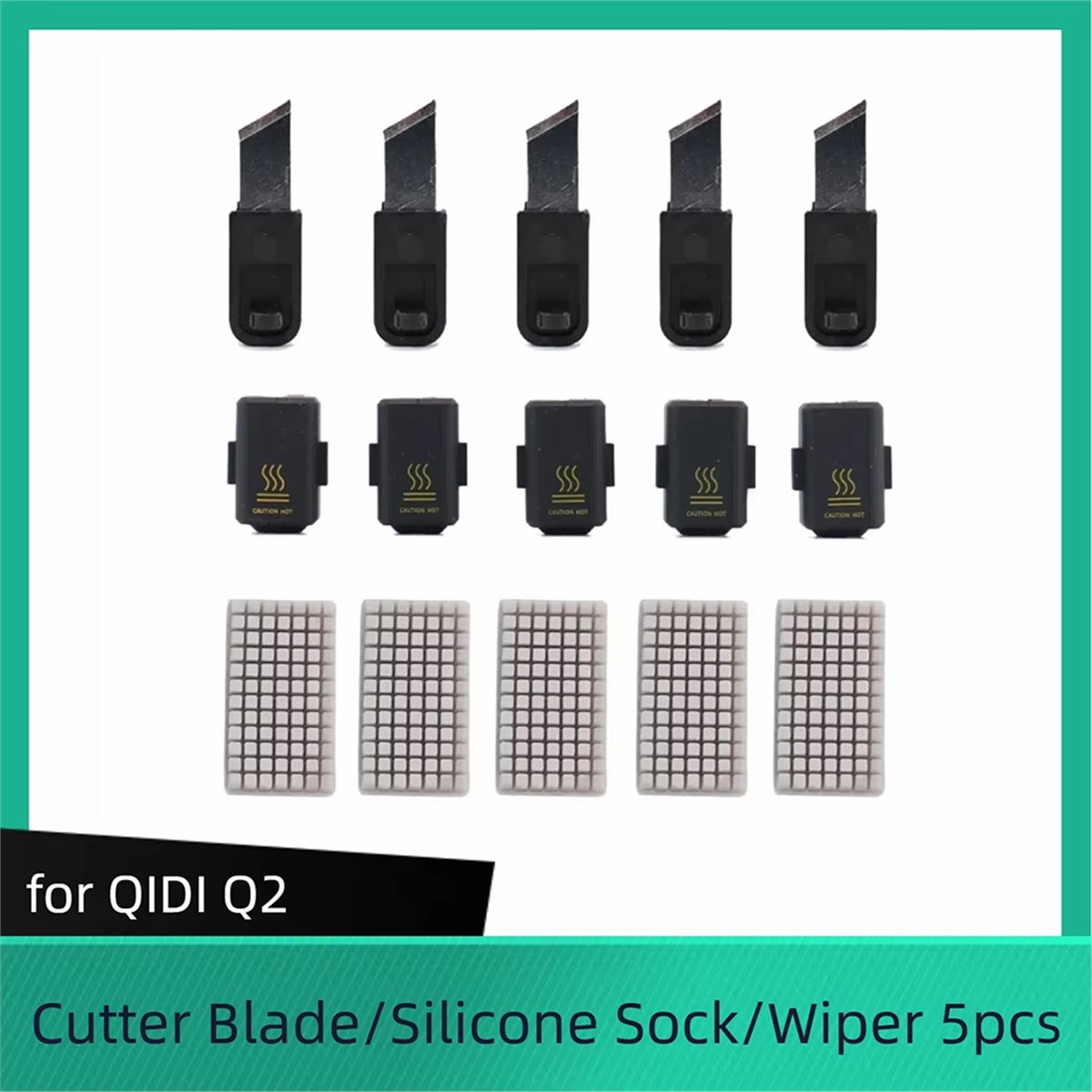 SWXF For QIDI Q2 Cutter Blade  - Silicone Sock Hotend 评论和价格