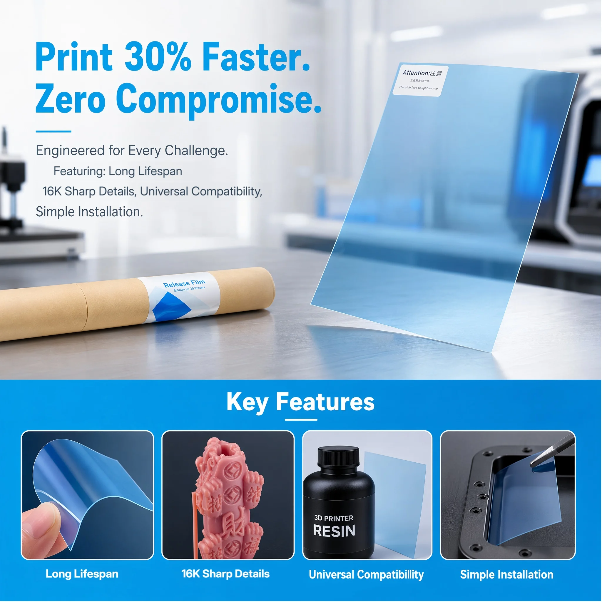 High Speed ACF Release Film Fo - 3D Printing Elegoo 评论和价格