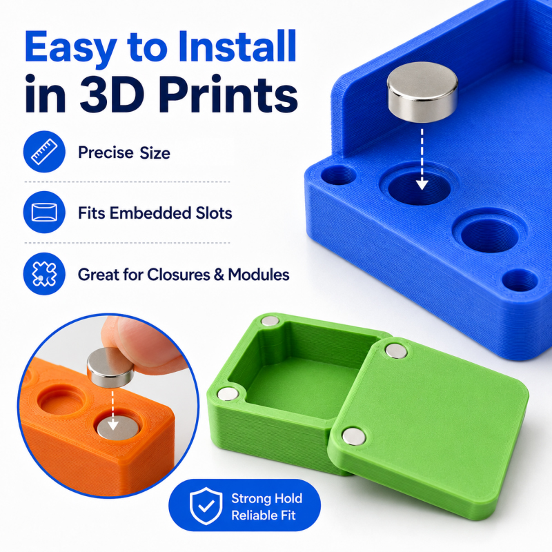 200pcs/box 3D Printing Magnets - Enclosure 3D Printing 评论和价格