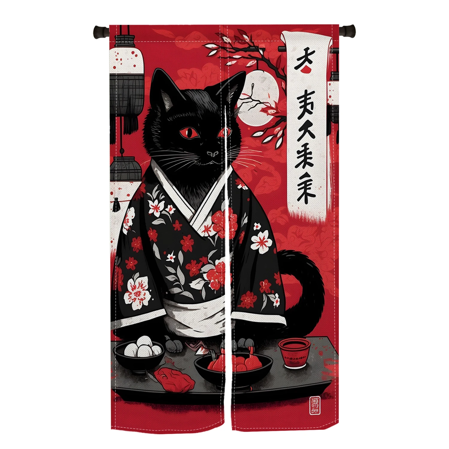 Japanese Style Door Curtain 3D - 3D Printing Cafe 评论和价格