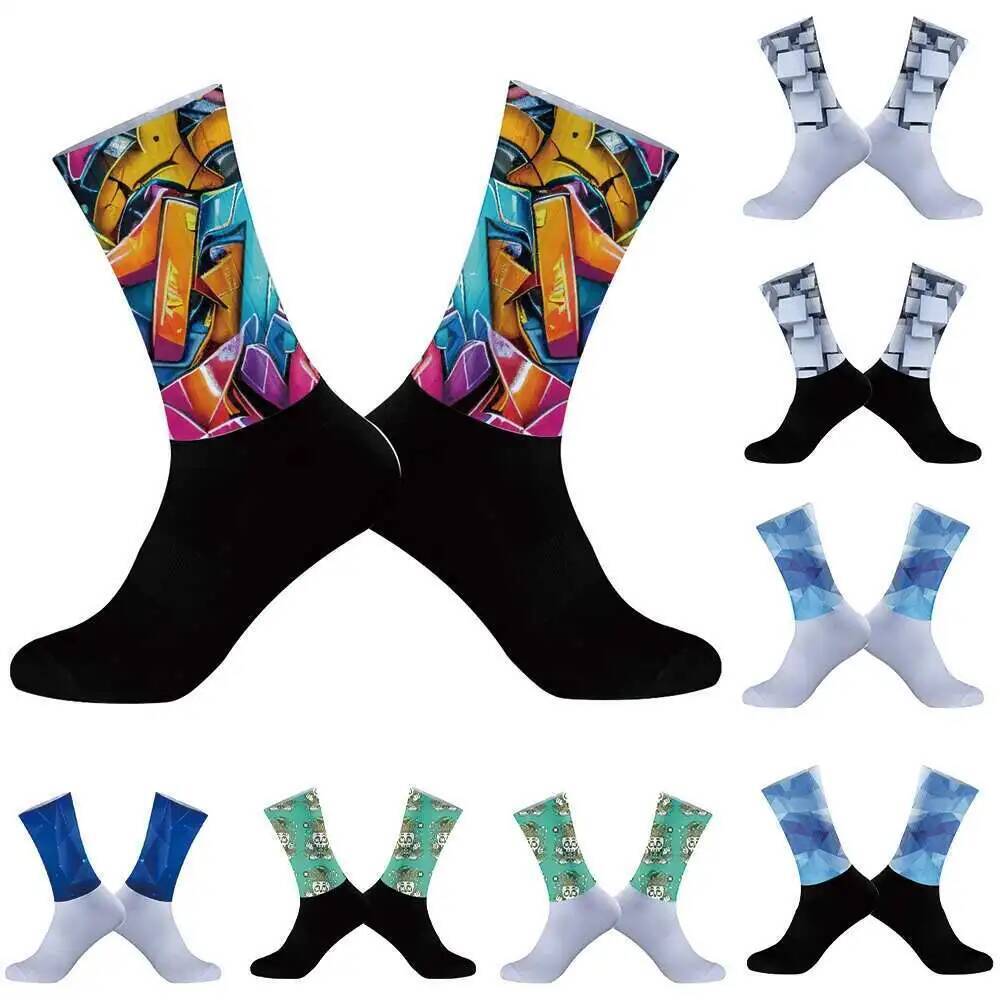 Cycling Socks Men Bicycle Spor - Silicone Sock Hotend 评论和价格