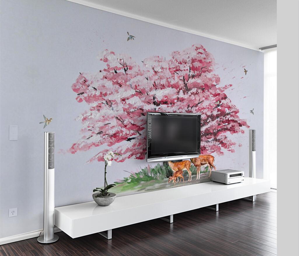 Pink Cherry Blossom Background - 3D Printing Heat Resistant Material 评论和价格