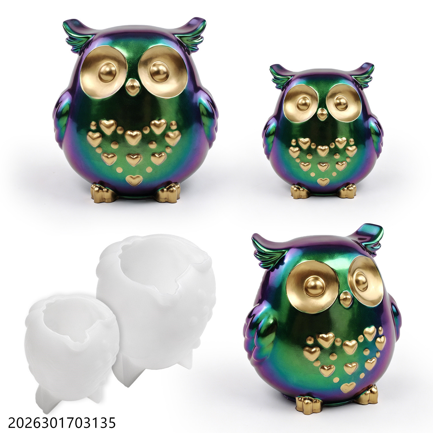 Owl Silicone Mold 3D Bird Shap - 3D Printing Concrete 评论和价格