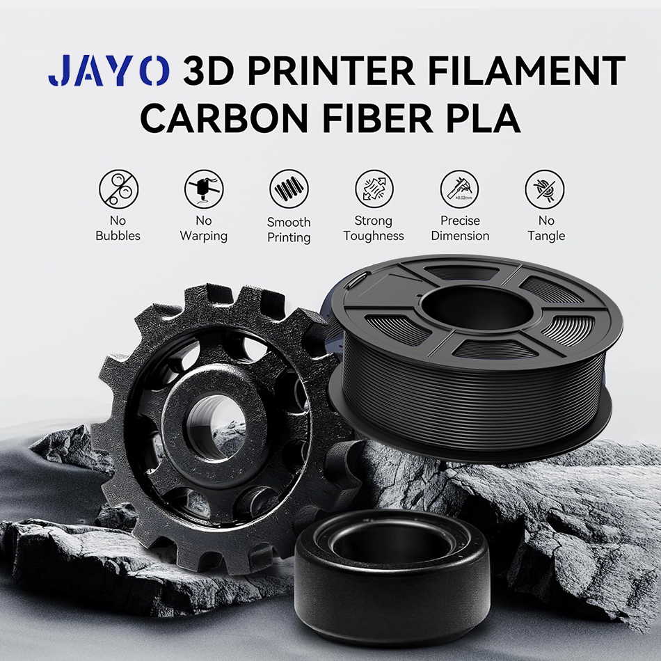 JAYO PETG-CF 3D Printer Filame - 3D Printing Heat Resistant Material 评论和价格